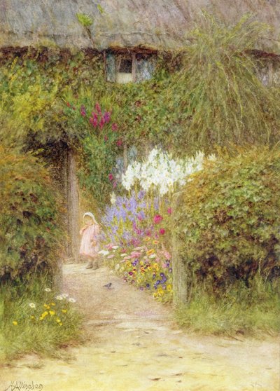 Un cottage a Redlynch da Helen Allingham